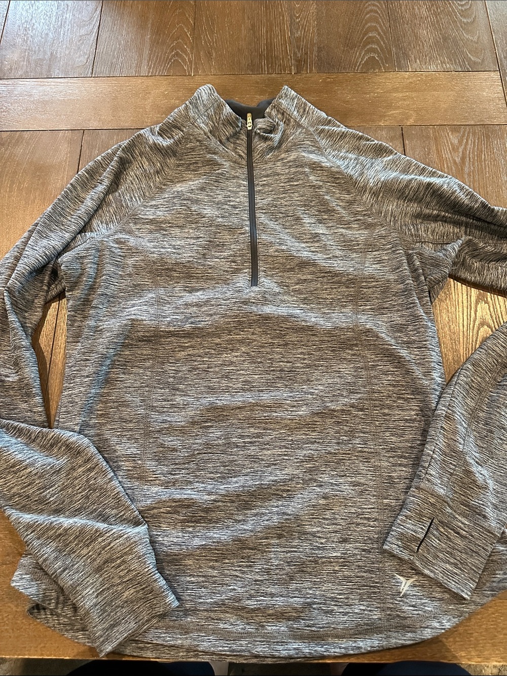 Women’s Heather Gray Quarter-Zip Performance Sweater